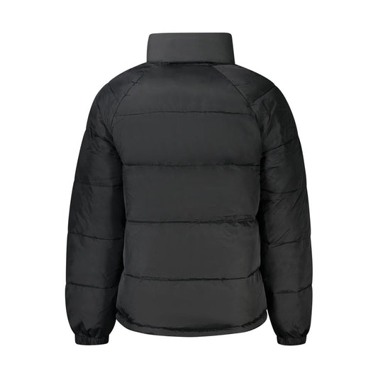 Schwarze Polyamid-Herrenjacke