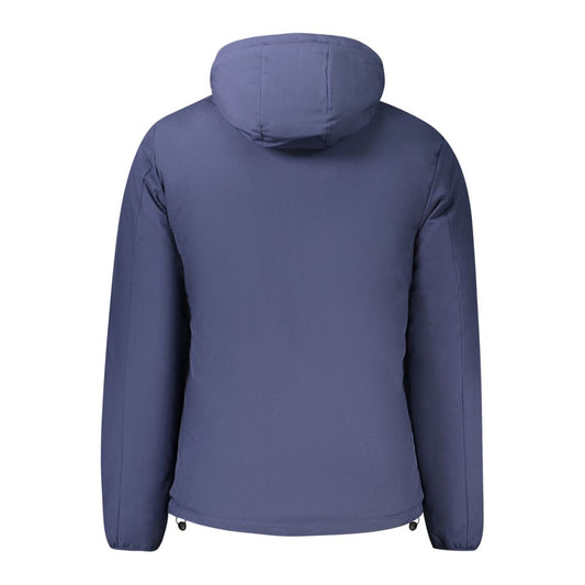 Blaue Polyester-Herrenjacke