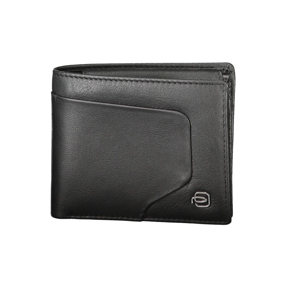 Black Leather Men Wallet