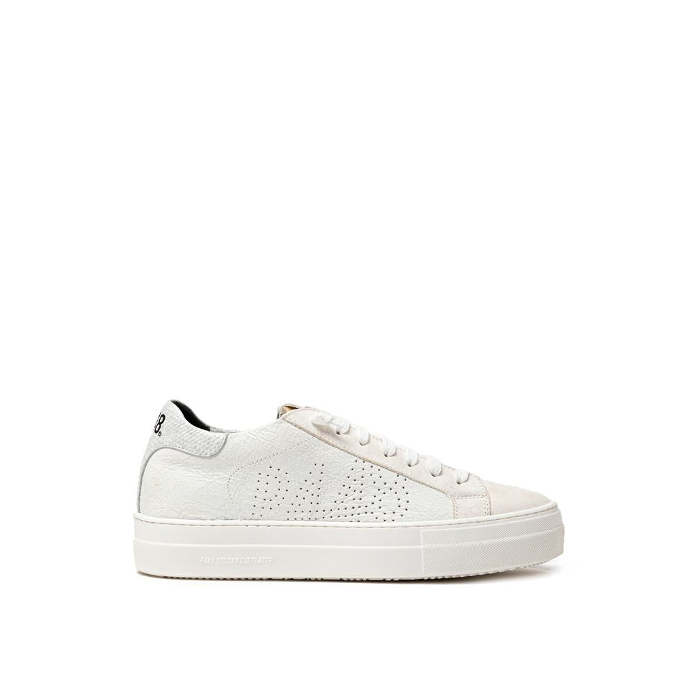 Sneaker in pelle bianca