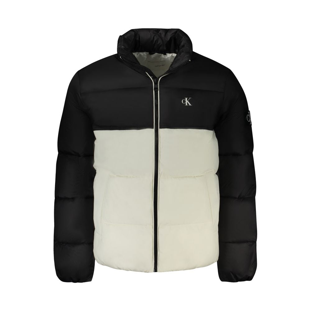 White Polyester Men Jacket