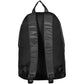 Black Polyester Men Backpack