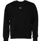 Schwarzes Sweatshirt mit Logo und Nieten