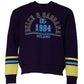 Dolce & Gabbana Blue 1984 Milano CrewNeck Sweatshirt Sweater
