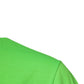 Grünes T-Shirt aus Polyester mit Rundhalsausschnitt und Logo