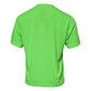 Grünes T-Shirt aus Polyester mit Rundhalsausschnitt und Logo