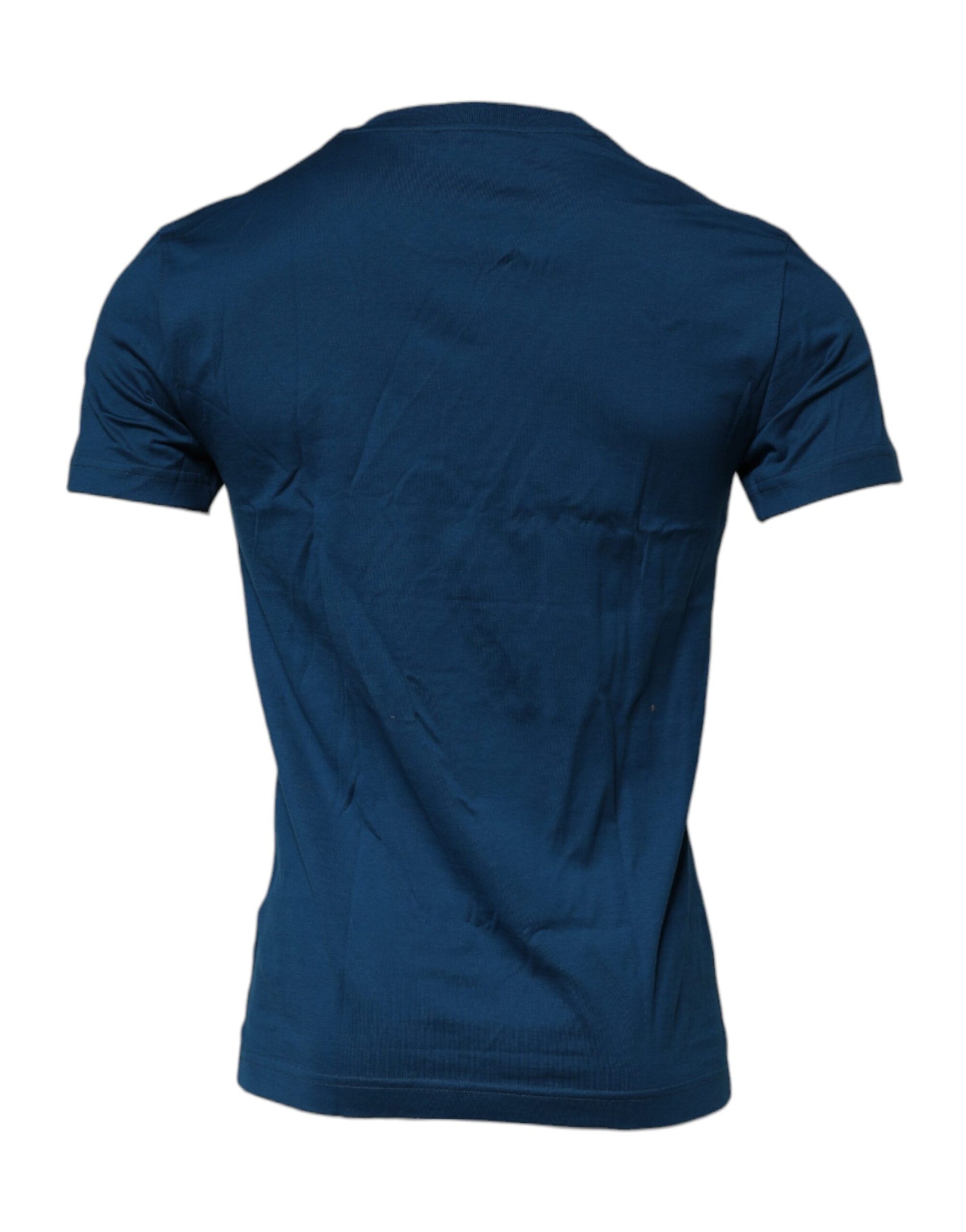 Blue Crown Bee Cotton Herren T-Shirt mit Rundhalsausschnitt