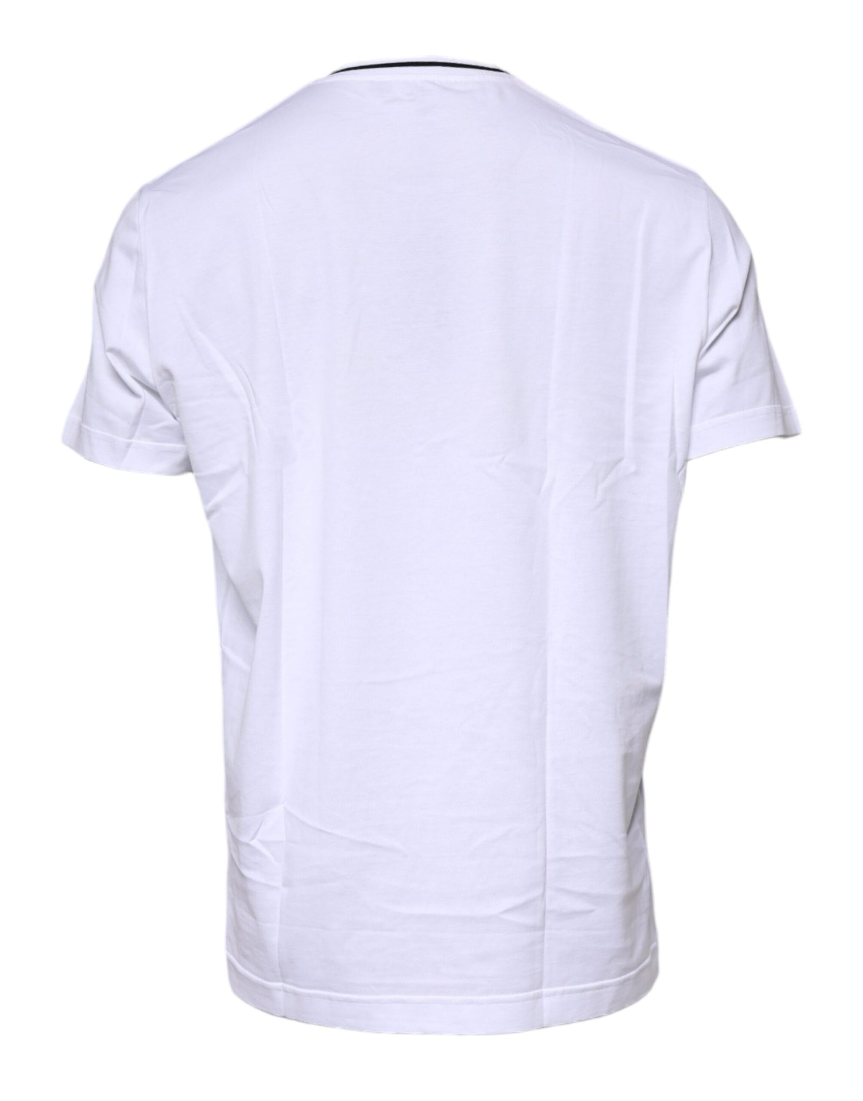 Weißes Kurzarm-T-Shirt mit Herz-Jesu-Motiv
