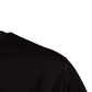 Dunkelbraunes T-Shirt aus Baumwolle mit Rundhalsausschnitt und Logo