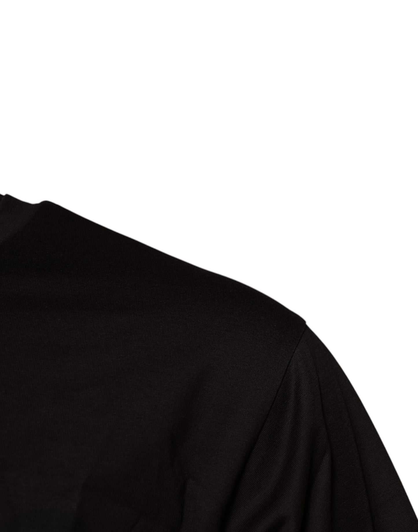 Dunkelbraunes T-Shirt aus Baumwolle mit Rundhalsausschnitt und Logo