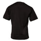 Dunkelbraunes T-Shirt aus Baumwolle mit Rundhalsausschnitt und Logo