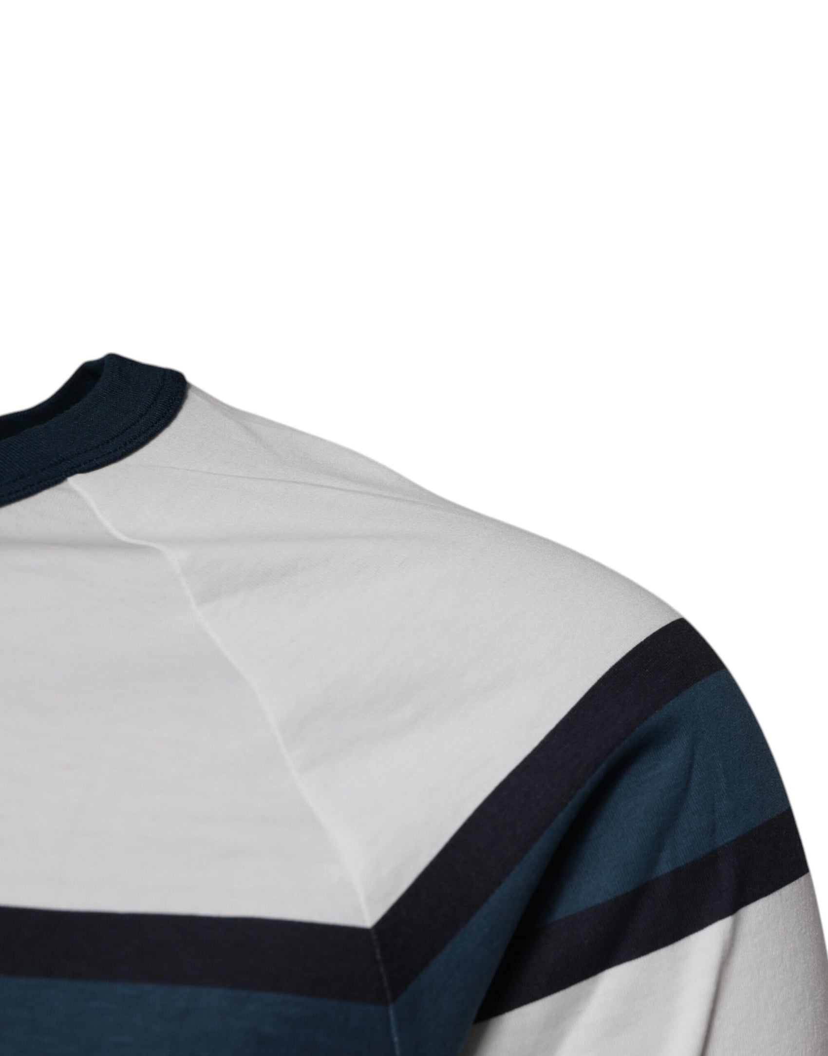 Weißes Herren-T-Shirt aus Baumwolle mit Rundhalsausschnitt und Logo-Print