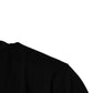 T-shirt girocollo in cotone con stampa leopardata Black Amore