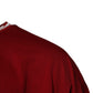 Rotes Baumwoll-T-Shirt mit Rundhalsausschnitt und Logo-Krone