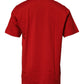 T-shirt girocollo in cotone con logo rosso e corona