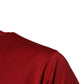 Rotes T-Shirt aus Baumwolle mit Rundhalsausschnitt und DG-Logo