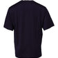 Marineblaues T-Shirt aus Baumwolle mit Rundhalsausschnitt und DG-Logo