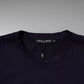 Marineblaues T-Shirt aus Baumwolle mit Rundhalsausschnitt und DG-Logo