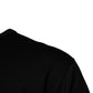 Schwarzes #DGMILLENNIALS Baumwoll-T-Shirt mit Rundhalsausschnitt
