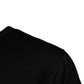 Schwarzes #DGMILLENNIALS Baumwoll-T-Shirt mit Rundhalsausschnitt