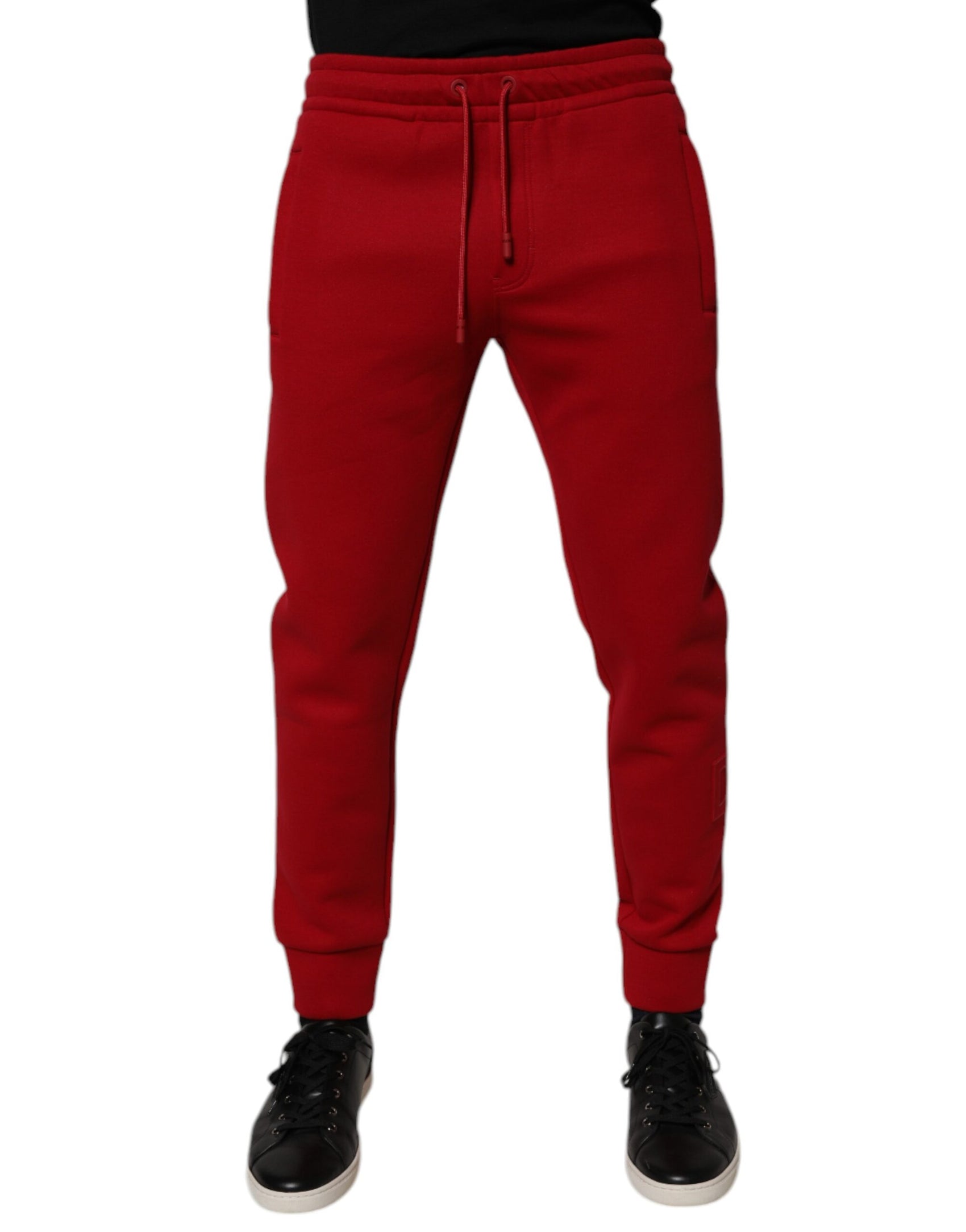 Rote Jogginghose aus Baumwolle