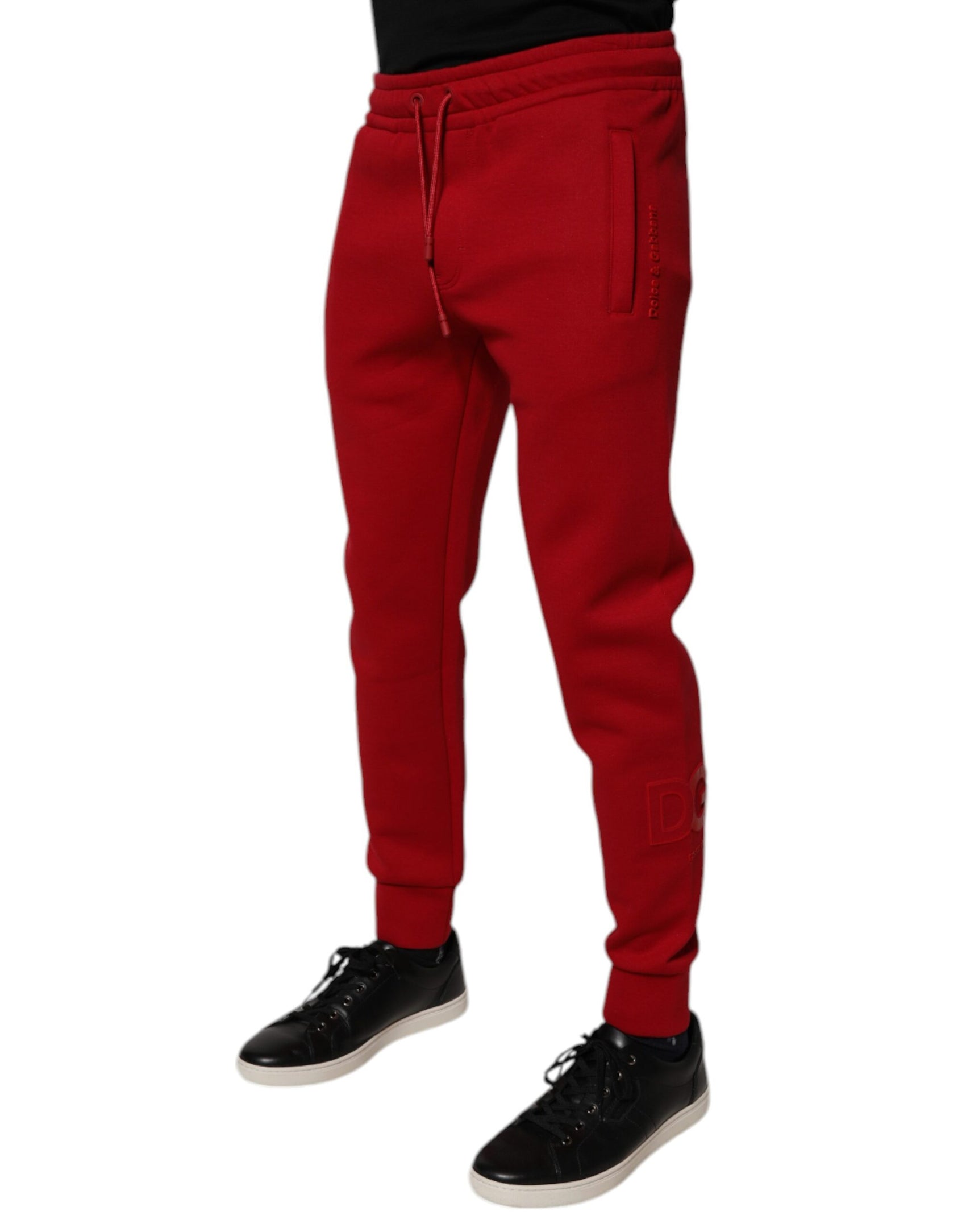 Rote Jogginghose aus Baumwolle