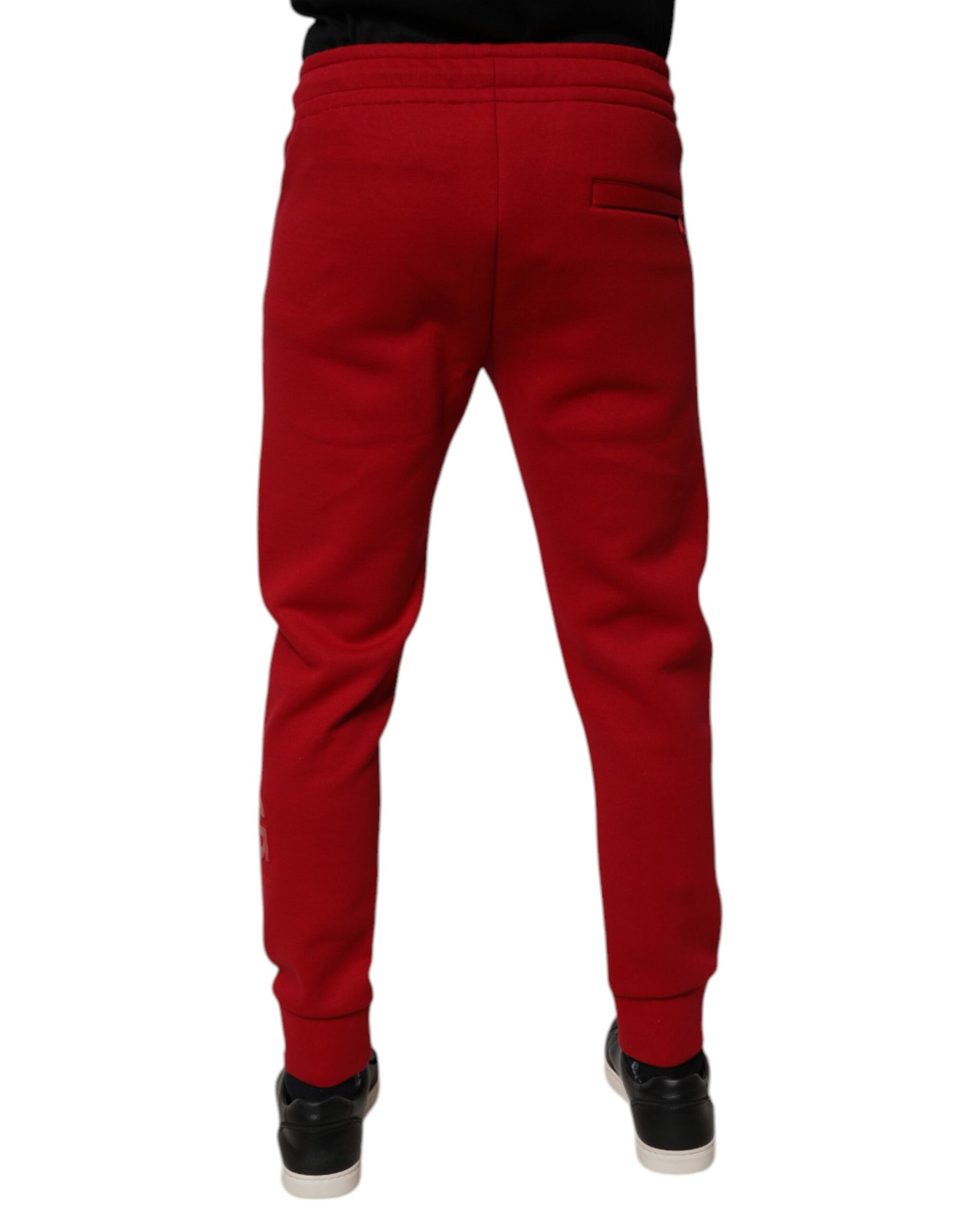 Rote Jogginghose aus Baumwolle
