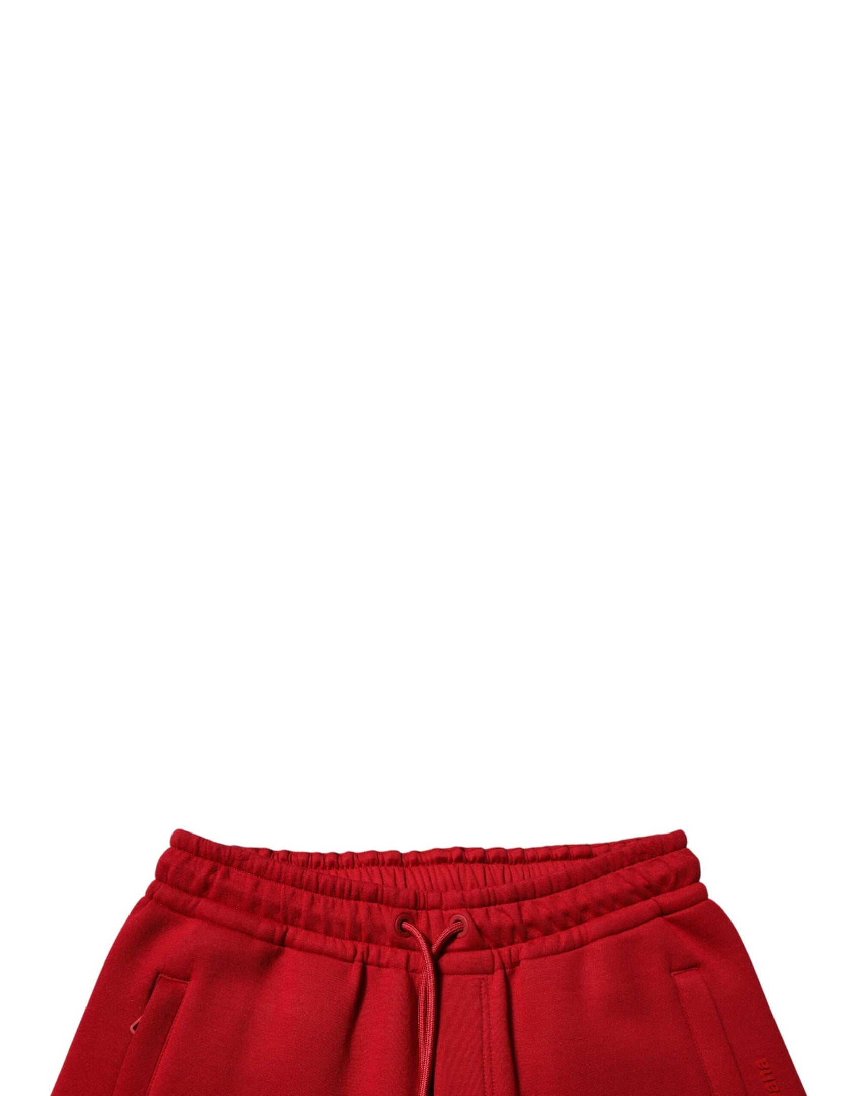 Rote Jogginghose aus Baumwolle