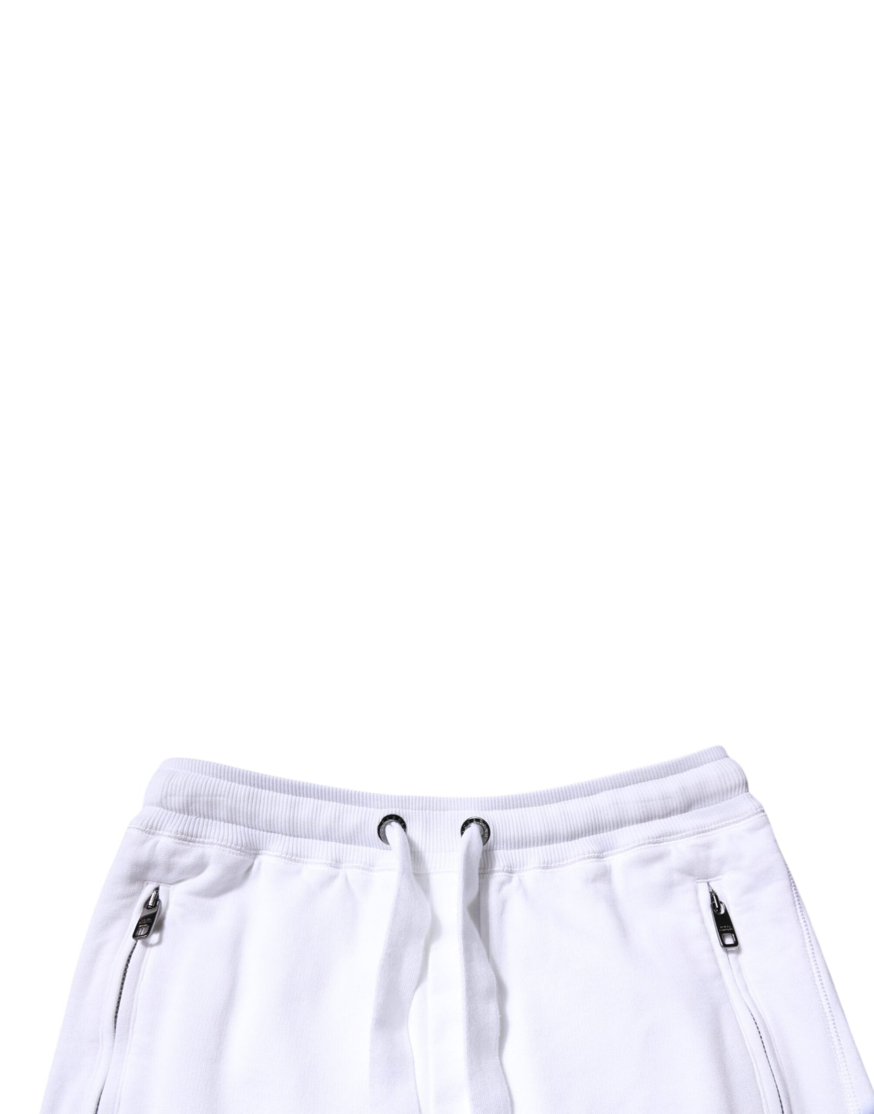 Weiße Jogginghose aus Baumwolle mit Logo