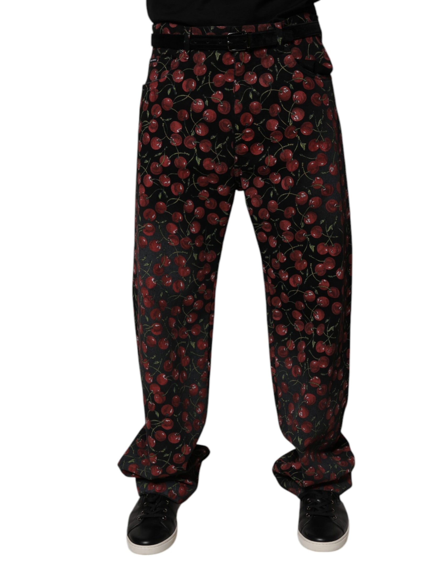 Black Cherry Straight Herren Jeans aus Baumwolle