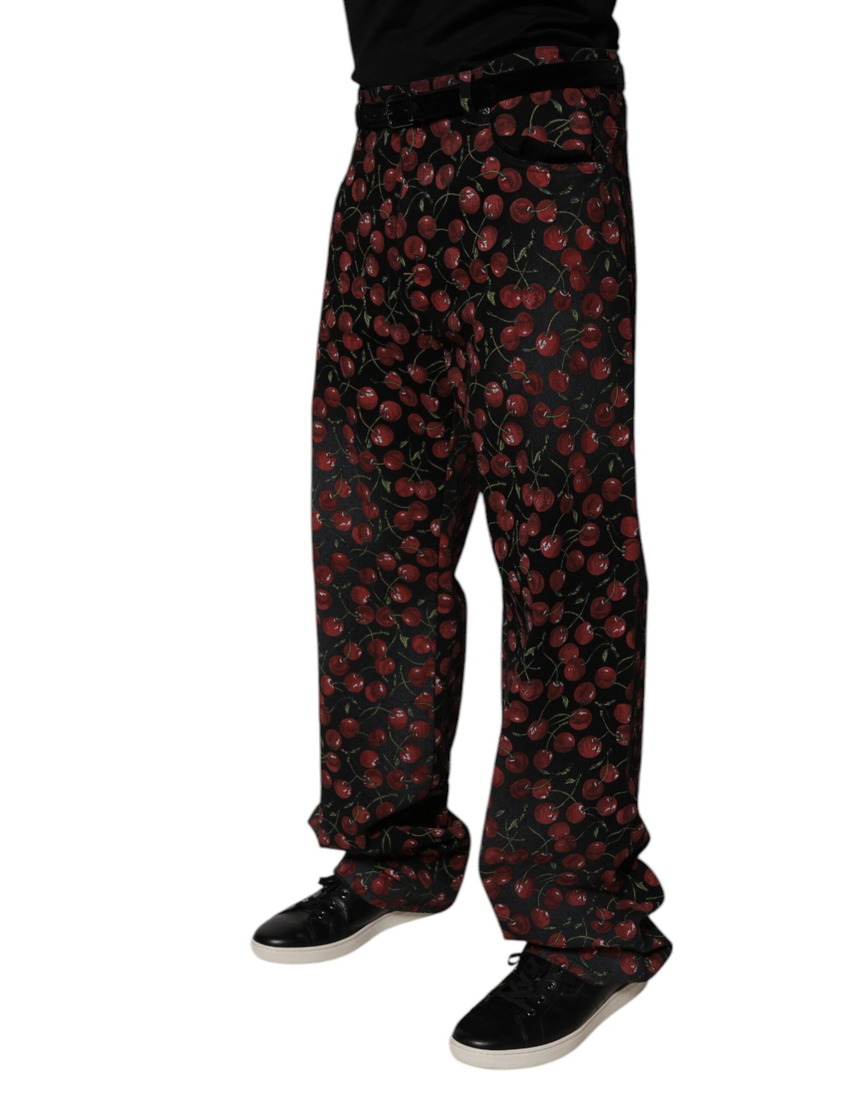 Black Cherry Straight Herren Jeans aus Baumwolle