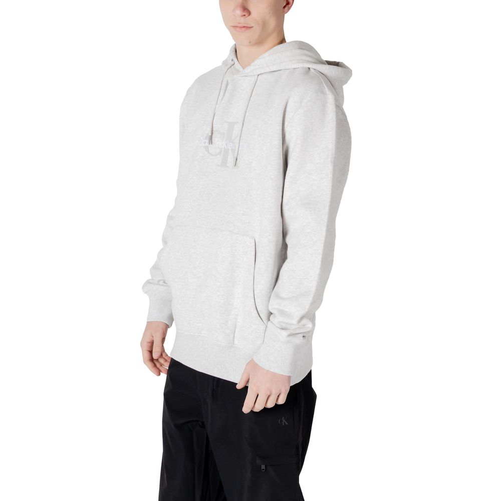 Grauer Baumwollpullover