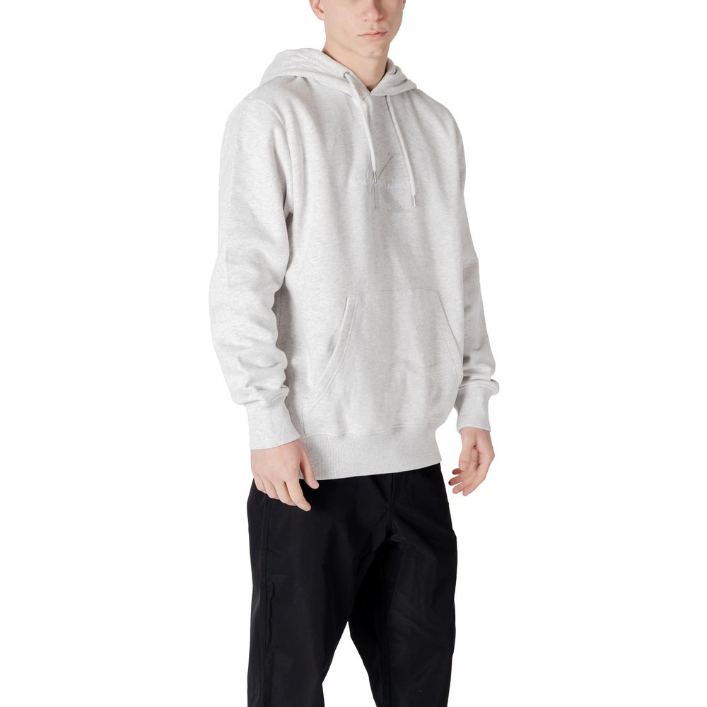 Grauer Baumwollpullover