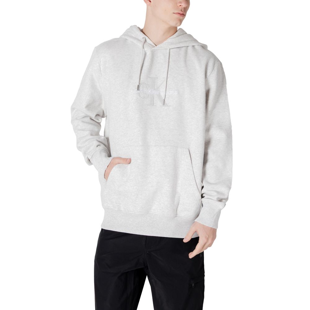 Grauer Baumwollpullover