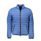 Blue Nylon Men Jacket