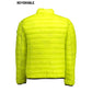 Yellow Nylon Men Jacket