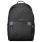 Black Nylon Men Backpack