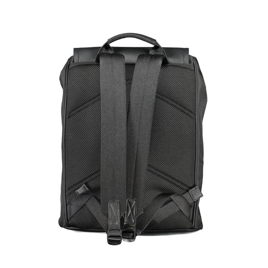 Black Polyester Backpack