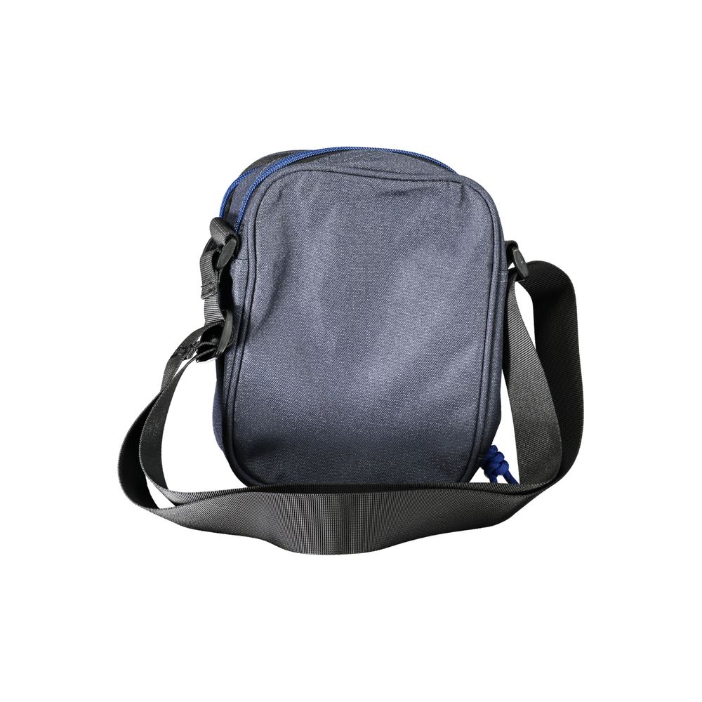 Blue Polyester Men Shoulder Bag