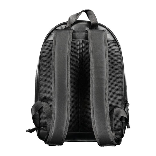 Black Polyester Backpack