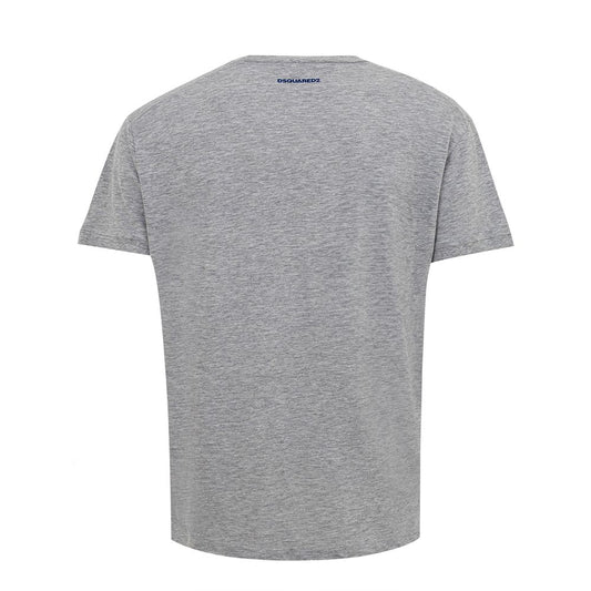 T-shirt in cotone grigio