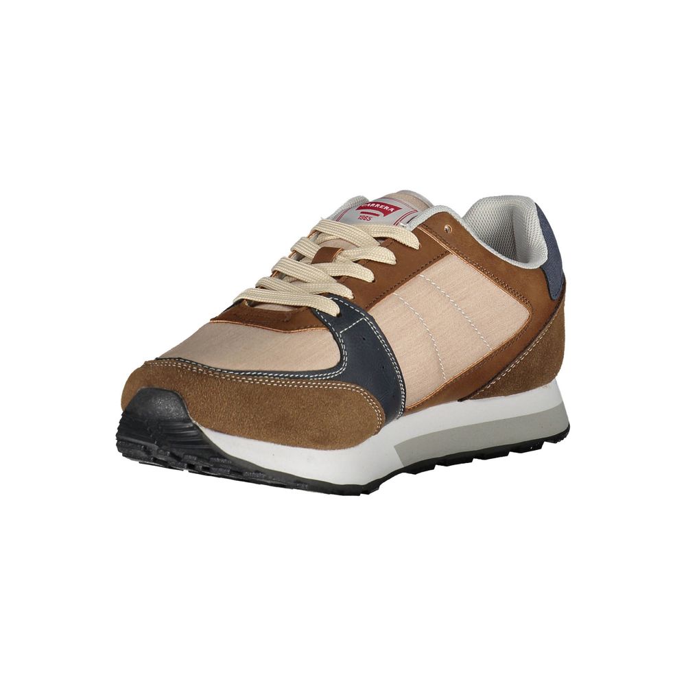 Brown ECO Leather Men Sneaker