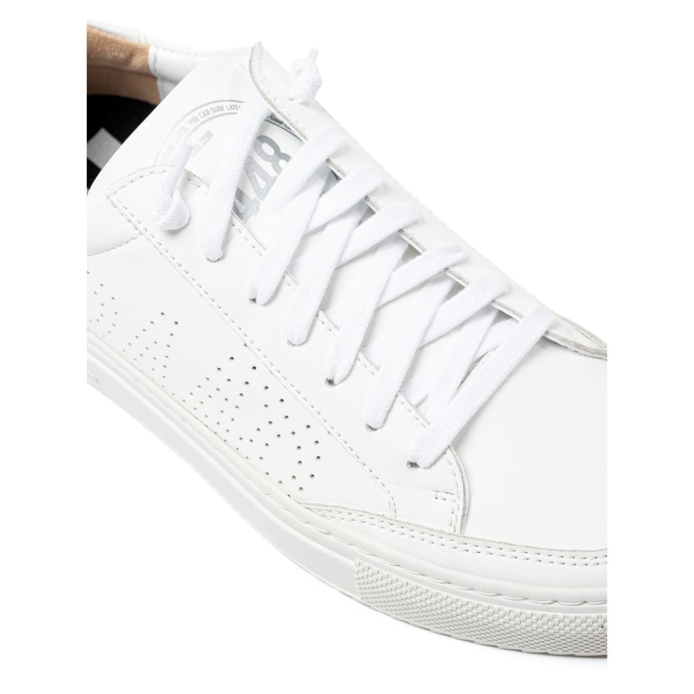 Sneaker in pelle bianca