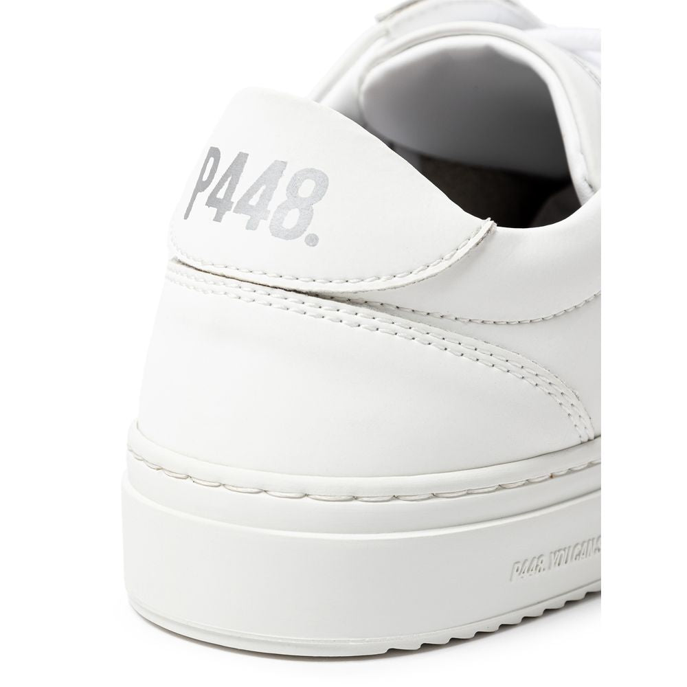 Sneaker in pelle bianca