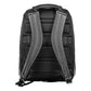 Schwarzer Leder Herren Rucksack