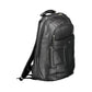 Schwarzer Leder Herren Rucksack