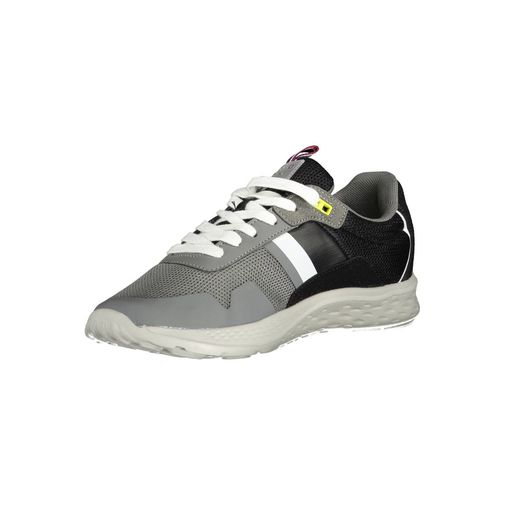 Gray Polyester Men Sneaker