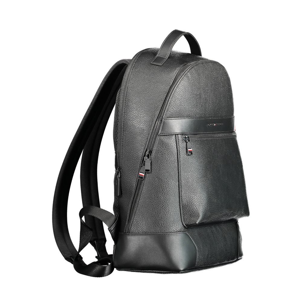 Schwarzer Polyethylen-Herrenrucksack