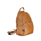 Brown Polyethylene Women Backpack