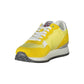 Sneaker da donna in poliestere giallo